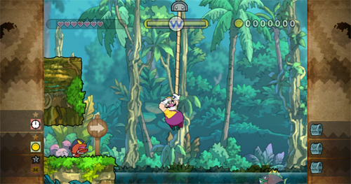 Random Wario Land: Shake Dimension Screen