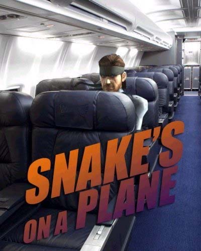 Snake's on plane