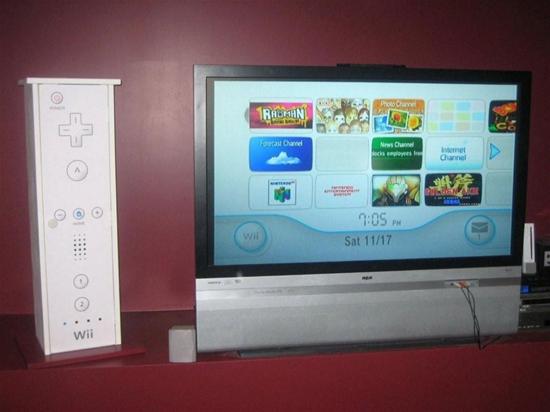 Wii Remote cabinet 