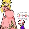 Peach is Pregnant because of toad