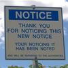 Notice that notice