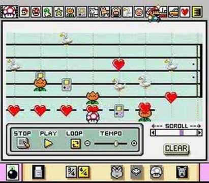 Sonic the Hedgehog on Mario Paint