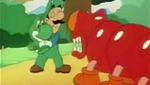 Mario and Luigi singing Do You Like Waffles!